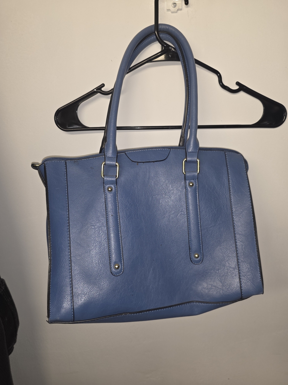 Classic Blue Tote Bag - Women's Handbag